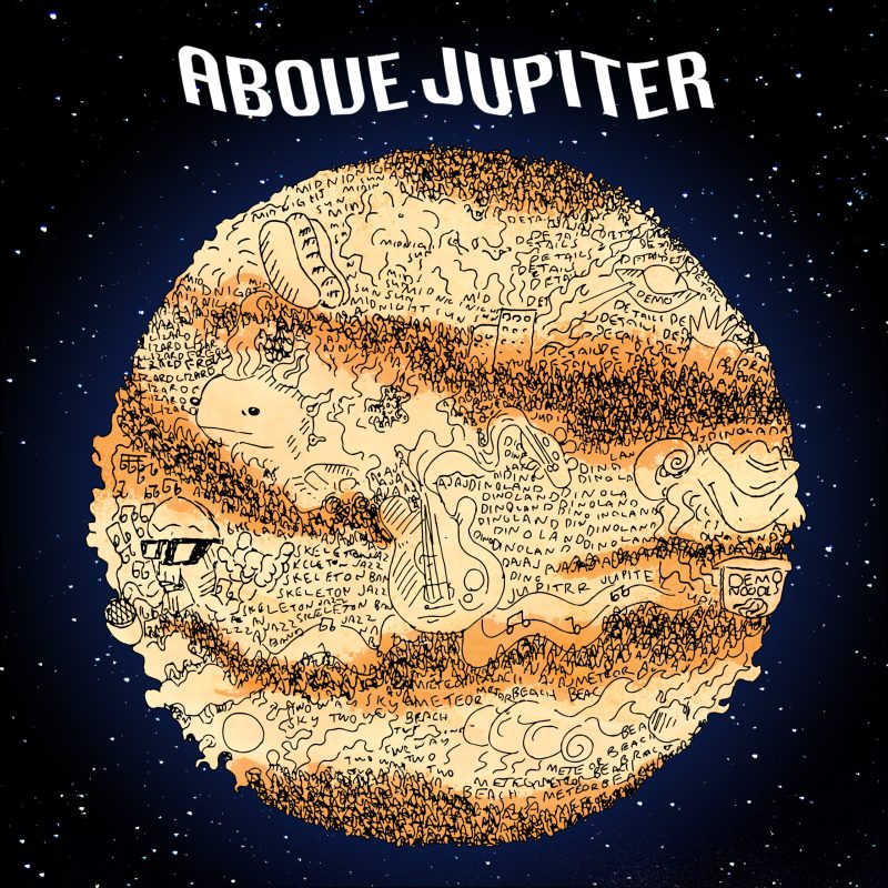Above Jupiter LP cover art🎨 Noah Hand